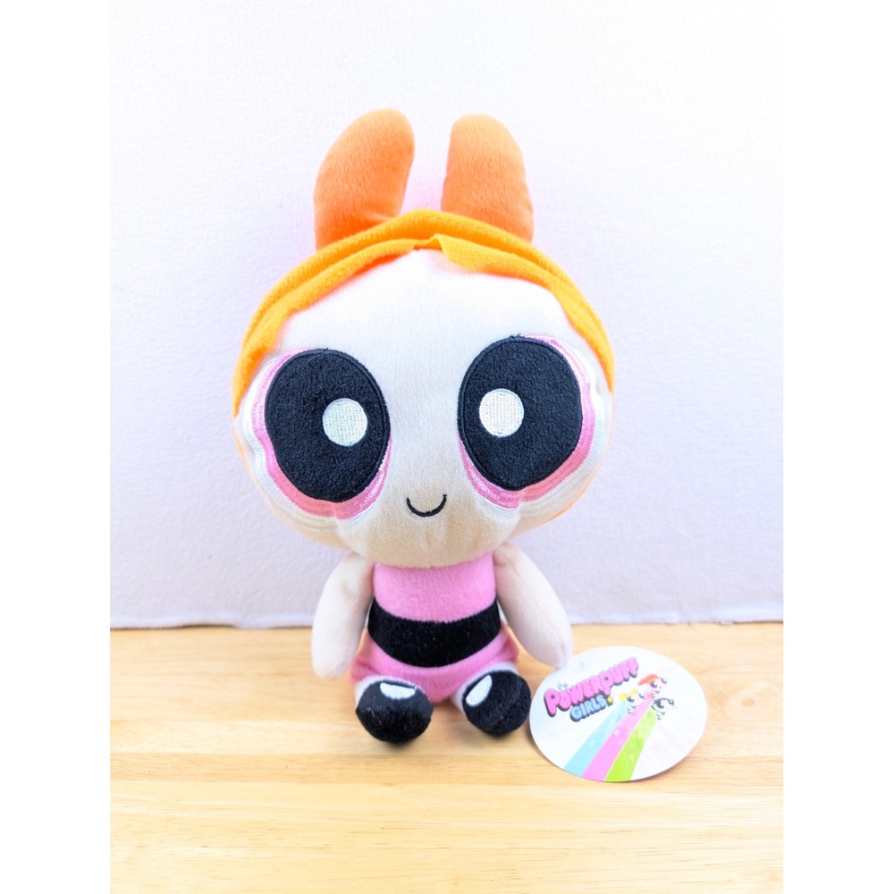 Powerpuff Girls Blossom Plush Stuffed Animal Toy Pink Orange Cartoon Network NWT